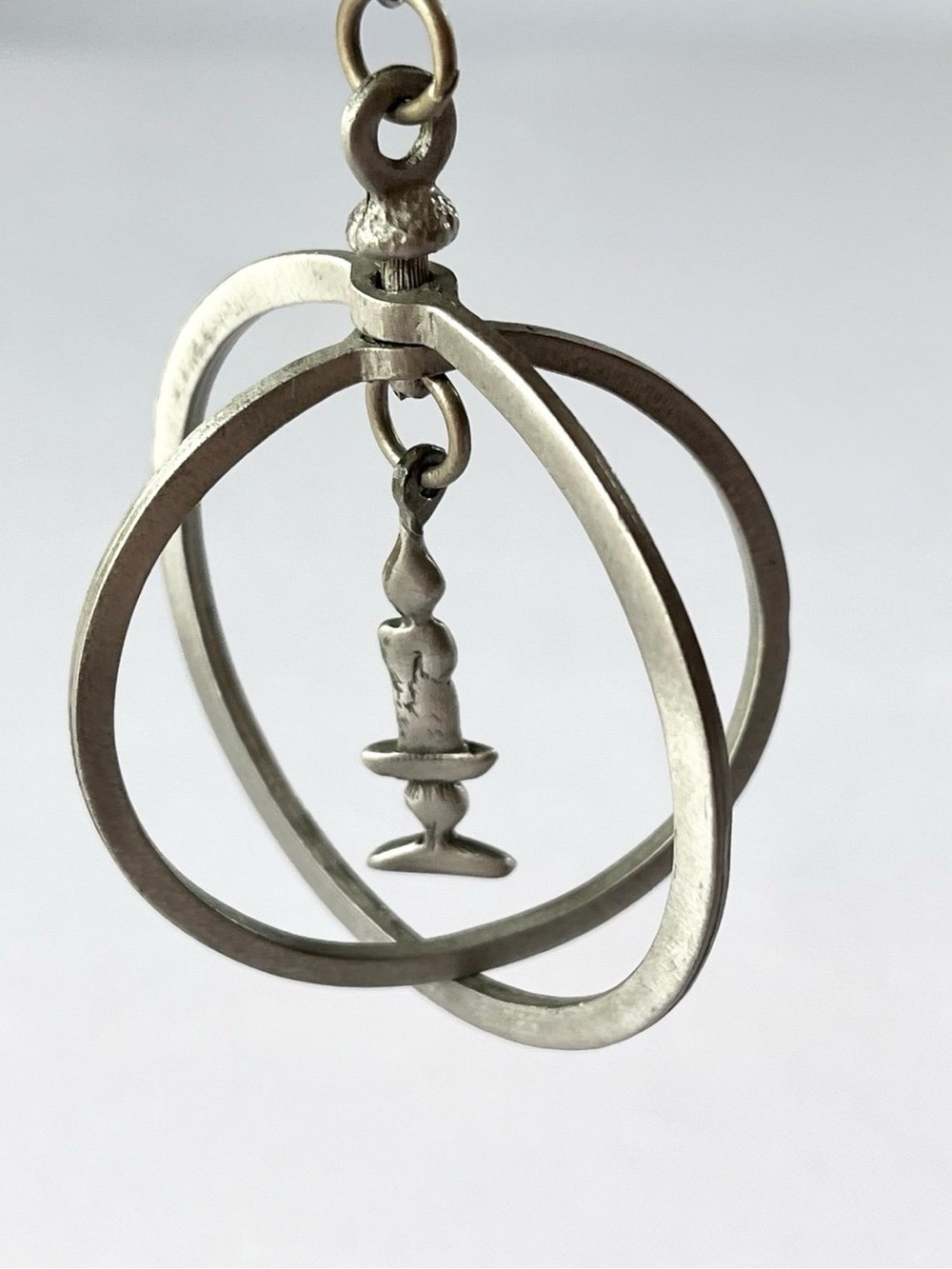 Rawcliffe Pewter 3D Christmas Ornament Candle Holder Preowned